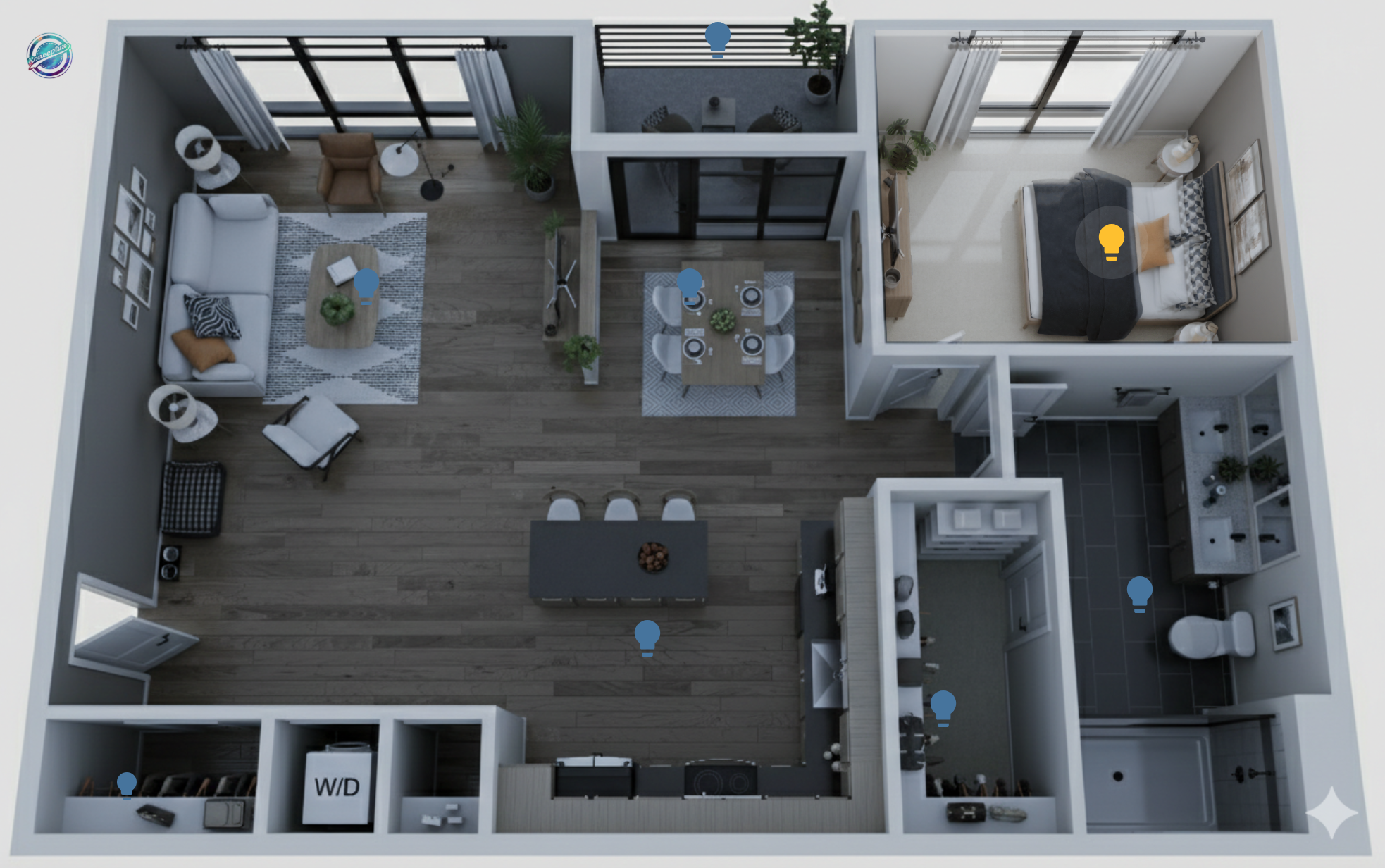 Multi-Zone Home Automation Dashboard